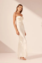 Load image into Gallery viewer, LA LUNE CORDED RUCHED MAXI DRESS
