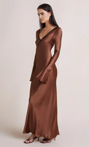 ANNIKA LONG SLEEVE MAXI DRESS